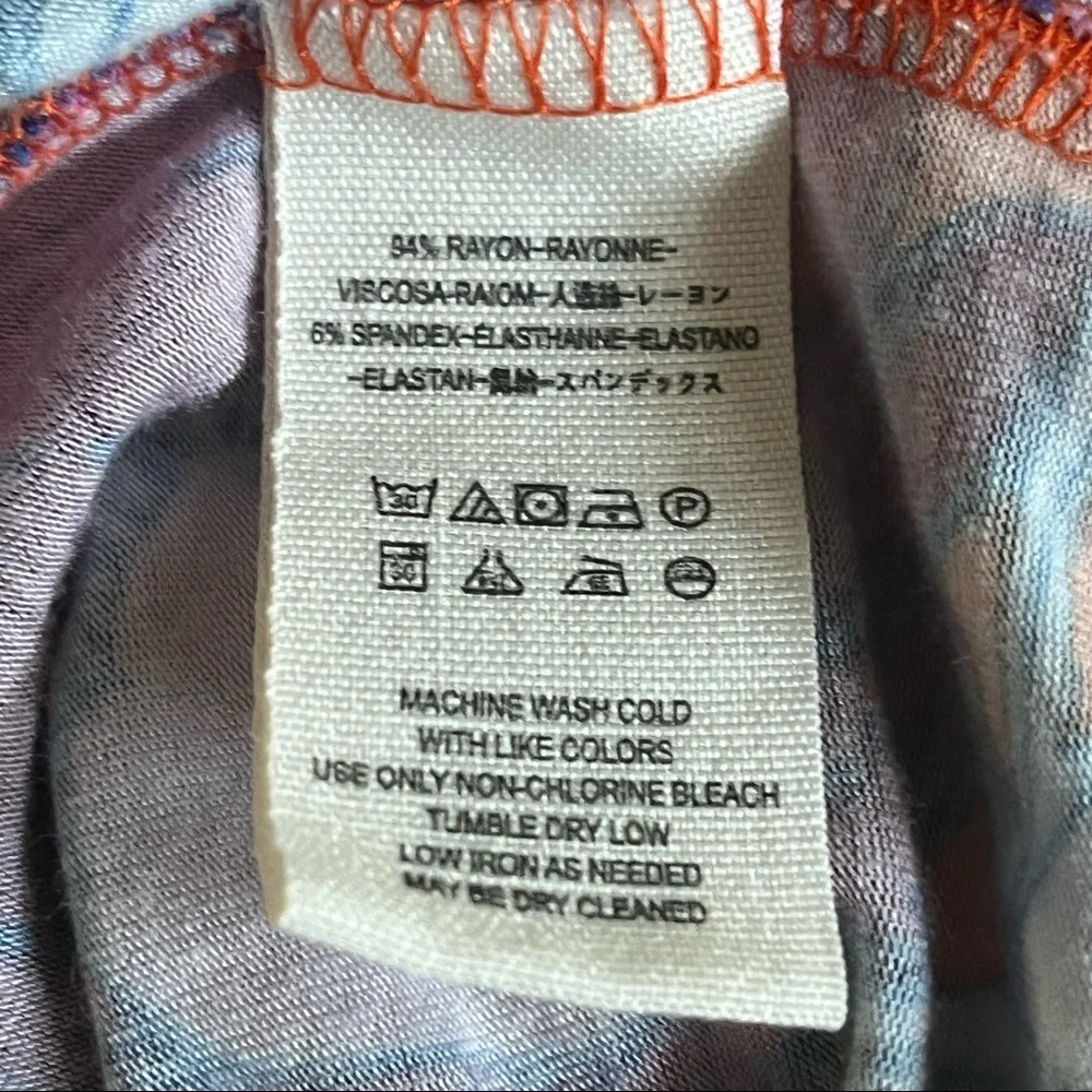 Free People Keepin’ On Orange Shirt - Size Large